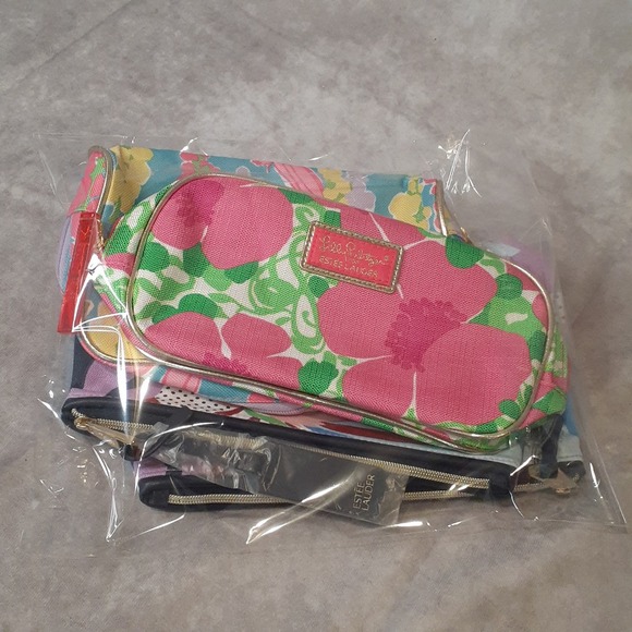 Lot of 4 Estee Lauder Cosmetic Bags Small Pouches Lilly Pulitzer Colorful - Picture 14 of 14